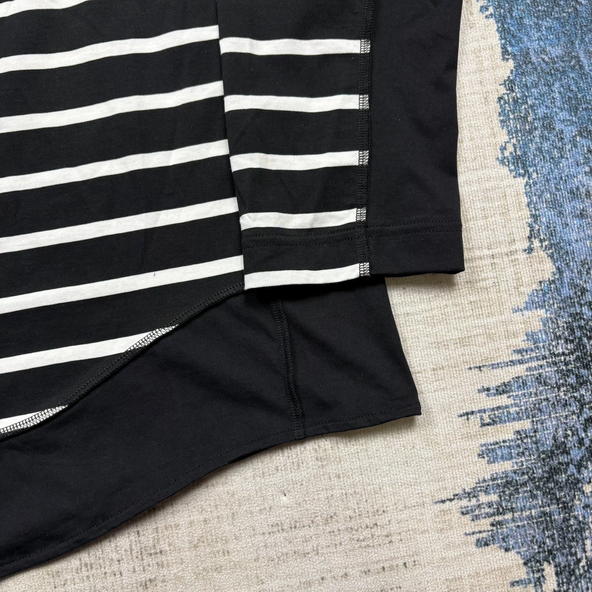 N.Hoolywood N.HOOLYWOOD Striped Long Sleeve T-Shirt Size US M / EU 48-50 / 2 - 4 Thumbnail