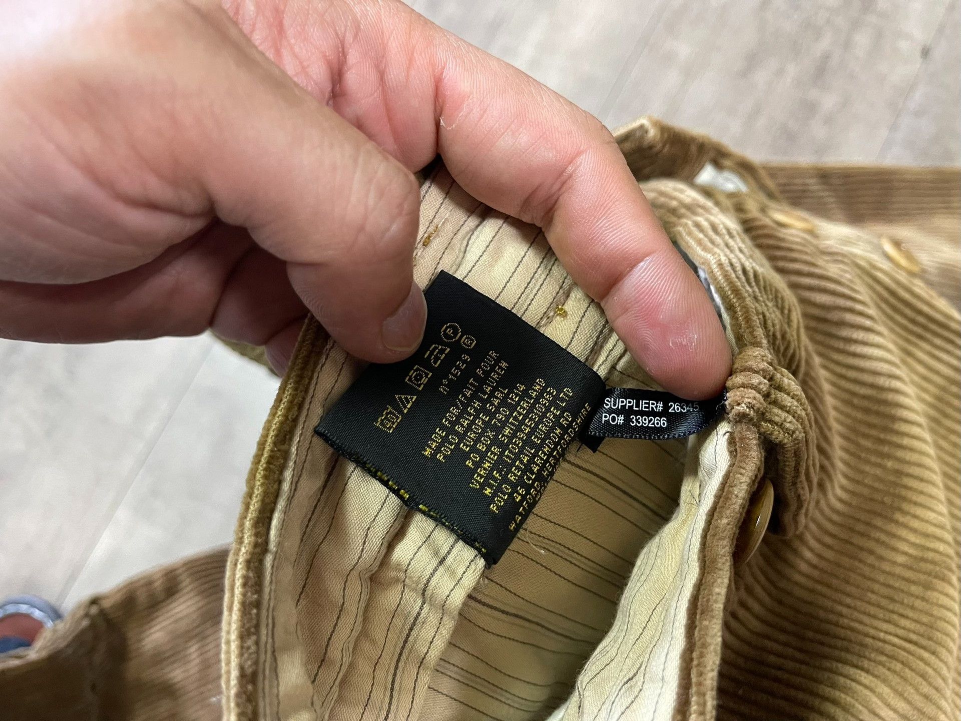 RRL Ralph Lauren RRL Ralph Lauren Corduroy Work Pants Size US 34 / EU 50 - 6 Thumbnail