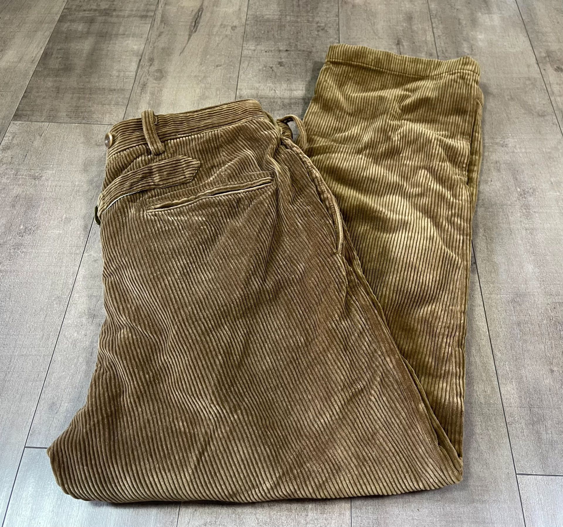 RRL Ralph Lauren RRL Ralph Lauren Corduroy Work Pants Size US 34 / EU 50 - 2 Thumbnail