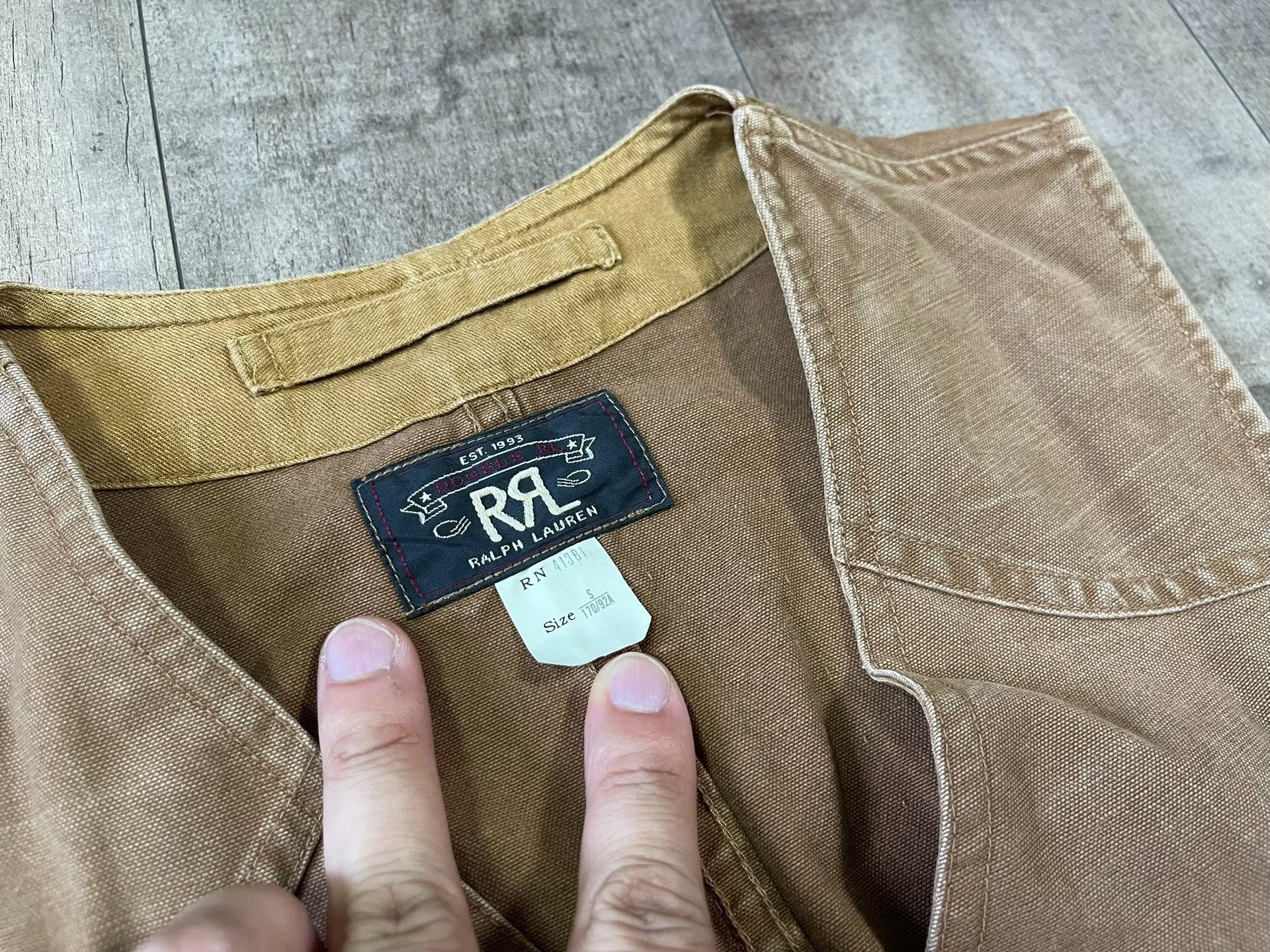 RRL Ralph Lauren RRL Vintage American Workwear Vest Size US S / EU 44-46 / 1 - 3 Thumbnail