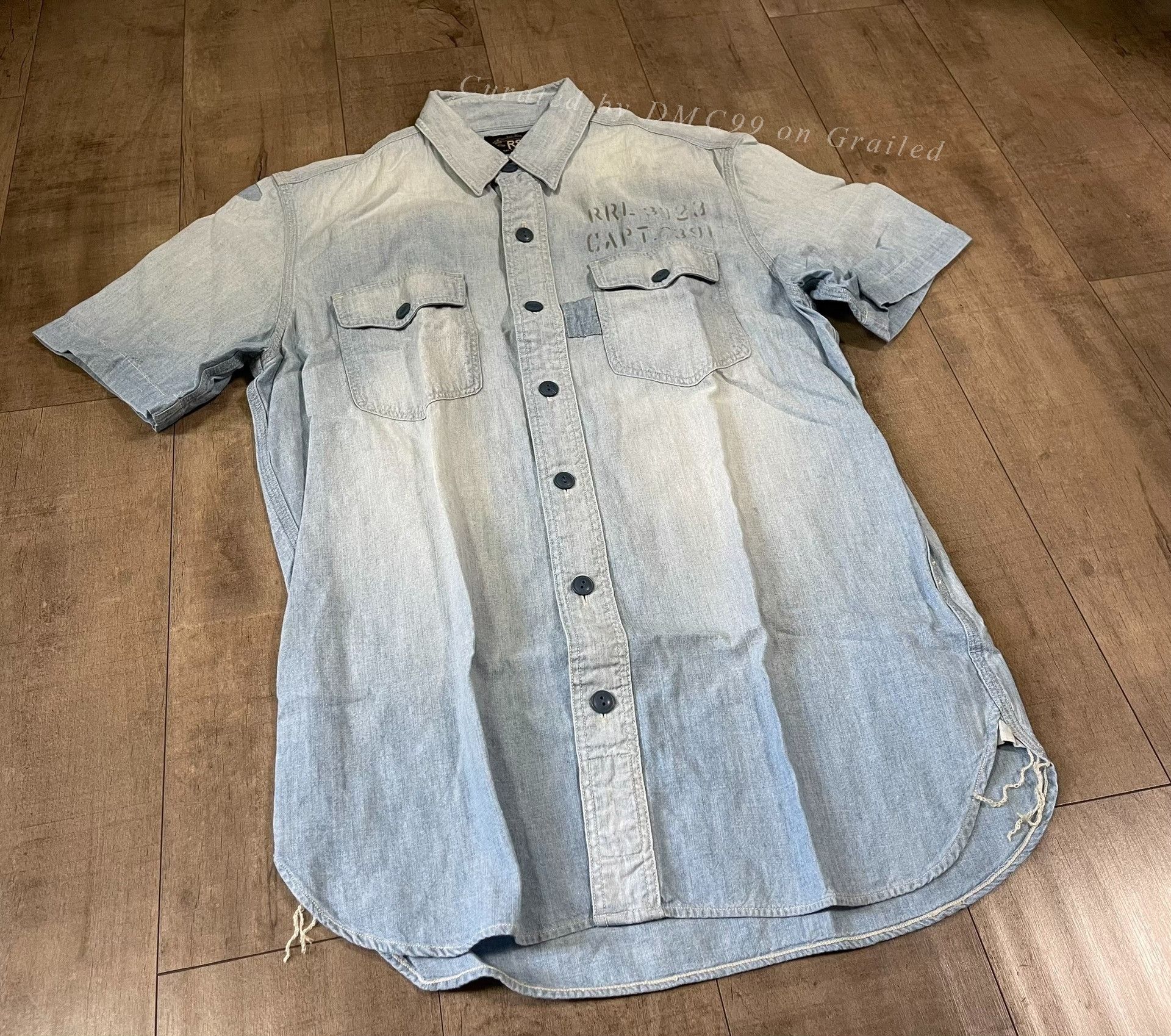 RRL Ralph Lauren RRL Ralph Lauren Short-Sleeve Shirt Size US M / EU 48-50 / 2 - 2 Thumbnail