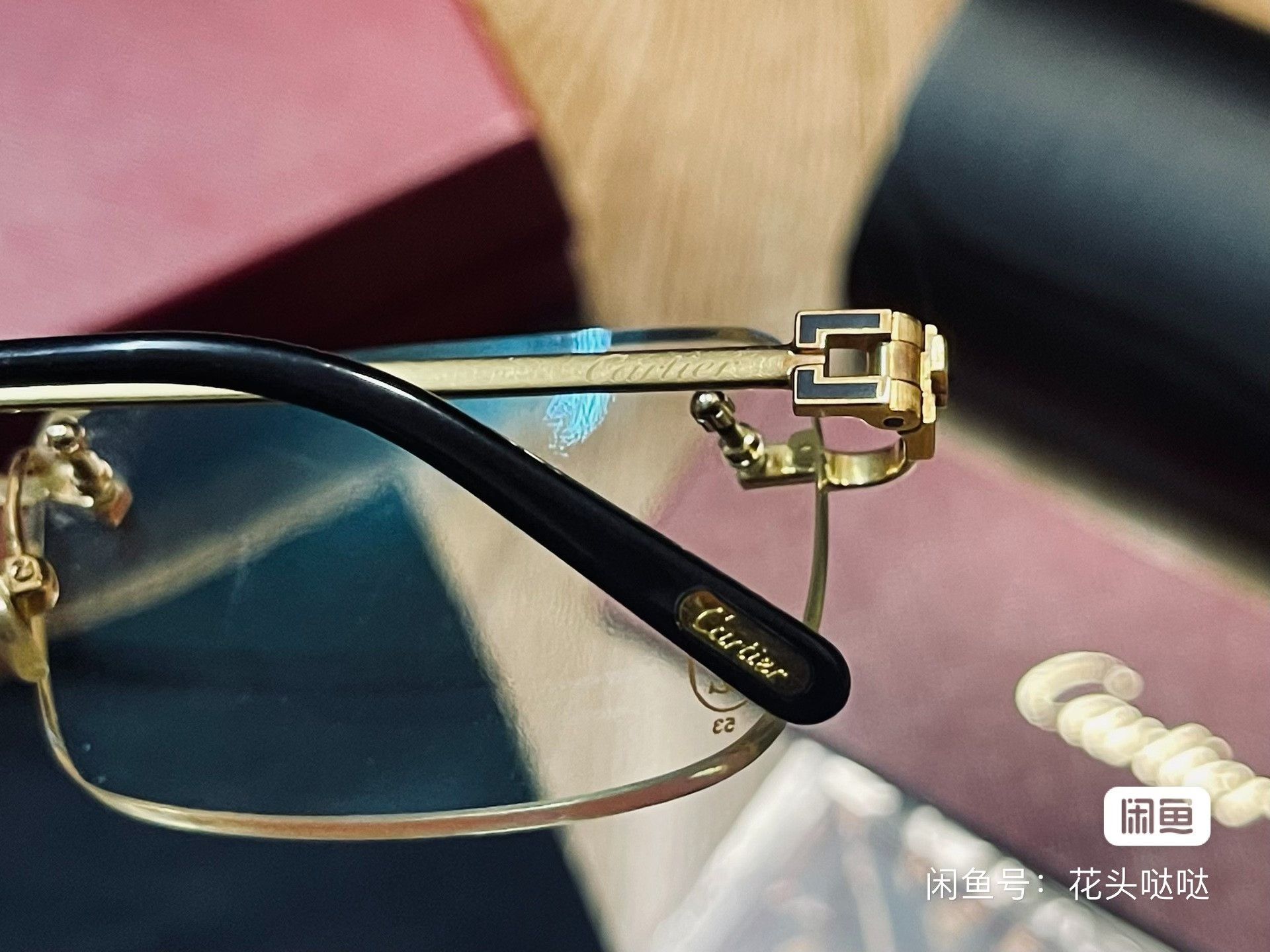 Cartier Cartier Classic 18k Gold Rimless Men's Glasses Size ONE SIZE - 7 Thumbnail