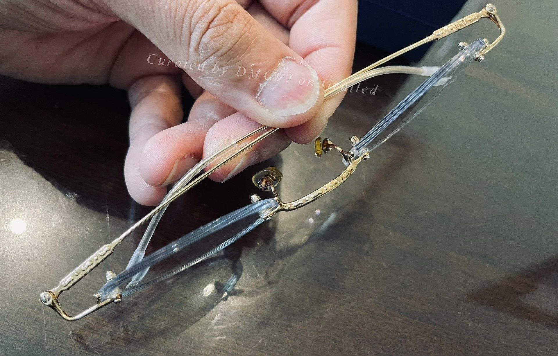 Lindberg Séi Pjúe 18K Gold Rimless Unisex Eyeglasses Size ONE SIZE - 7 Thumbnail