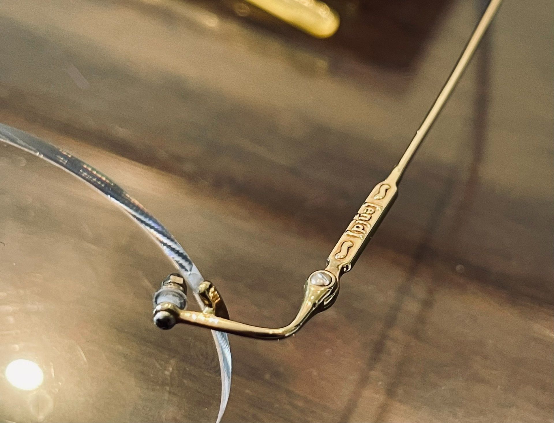 Lindberg Séi Pjúe 18K Gold Rimless Unisex Eyeglasses Size ONE SIZE - 8 Thumbnail