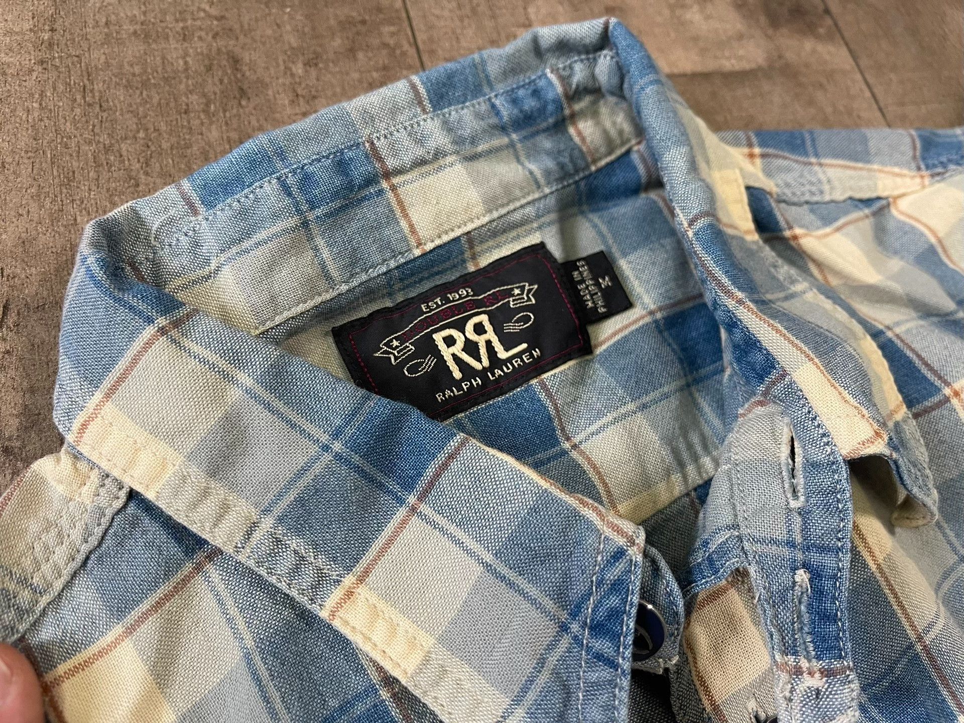 RRL Ralph Lauren RRL Ralph Lauren Plaid Shirt Jacket Size US M / EU 48-50 / 2 - 3 Thumbnail