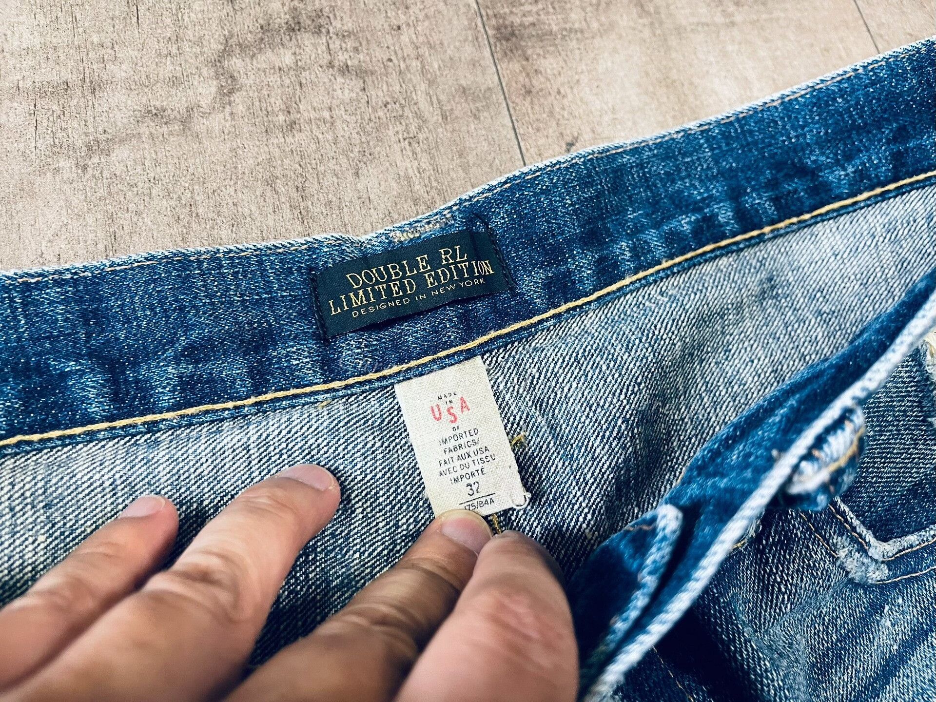 RRL Ralph Lauren RRL Ralph Lauren Distressed Jeans Size US 33 - 4 Thumbnail