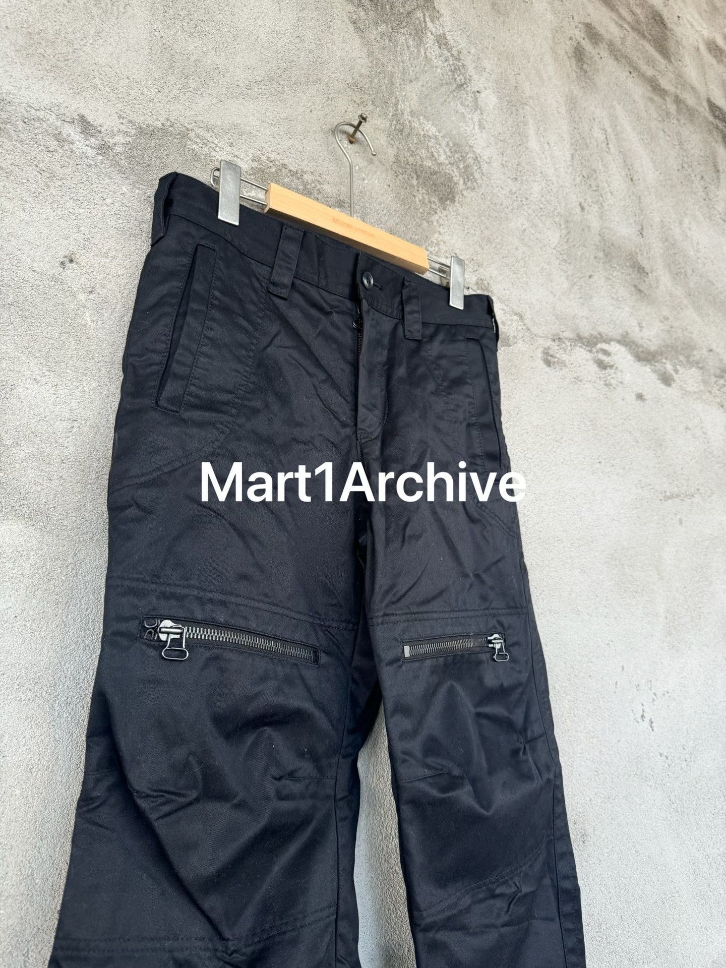 Y's Black Cargo Pants in Size 32 Size US 32 / EU 48 - 3 Thumbnail