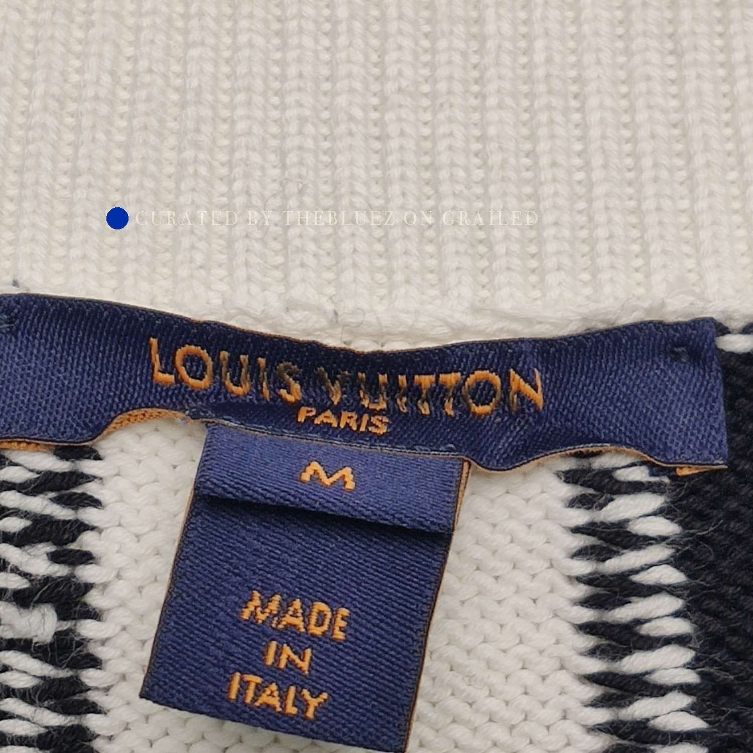 Louis Vuitton Checkerboard Short Sleeve Knit Sweater Size US M / EU 48-50 / 2 - 5 Thumbnail