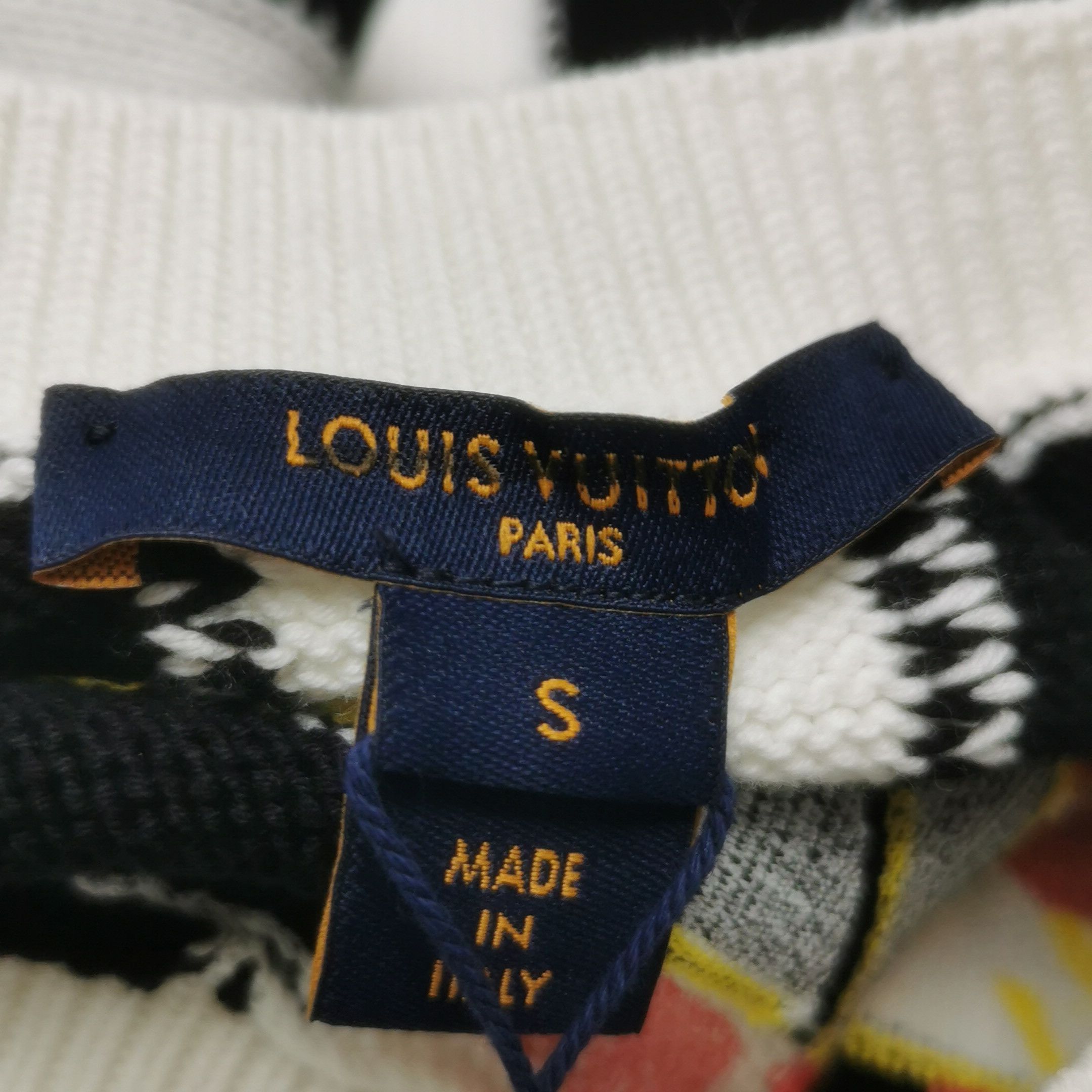 Louis Vuitton Checkerboard Graphic Crewneck Sweater Size US S / EU 44-46 / 1 - 10 Thumbnail