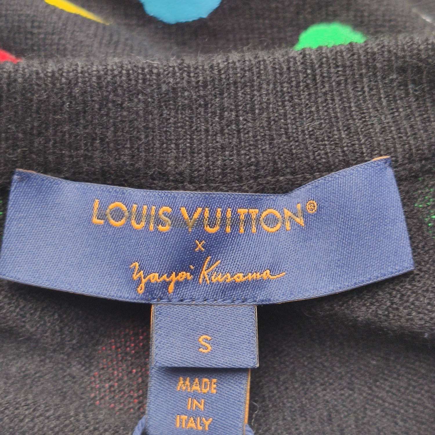 Louis Vuitton Black Cashmere Sweater with Polka Dots Size US S / EU 44-46 / 1 - 4 Thumbnail