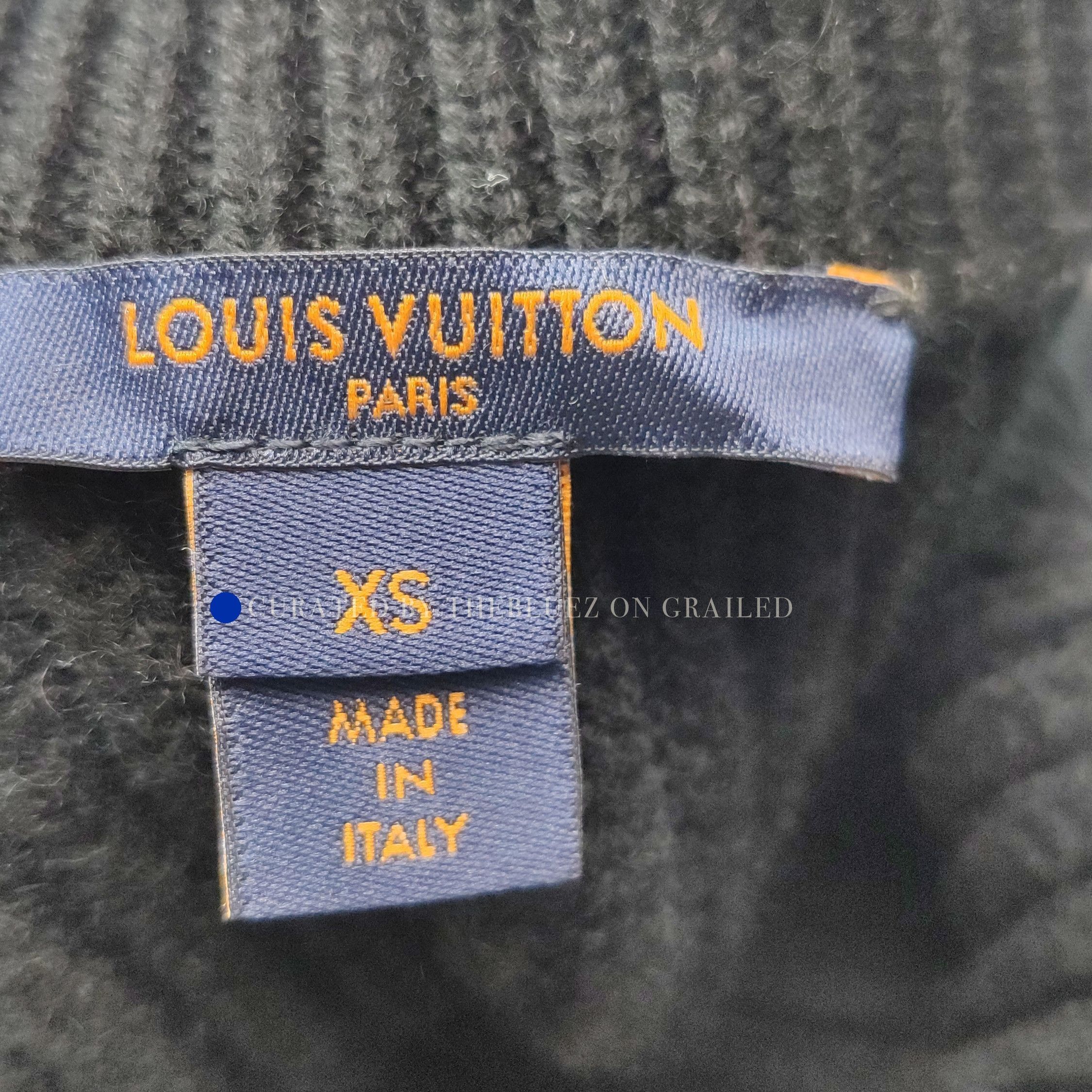 Louis Vuitton Luxurious Cashmere Black Sweater in XS Size US XS / EU 42 / 0 - 6 Thumbnail