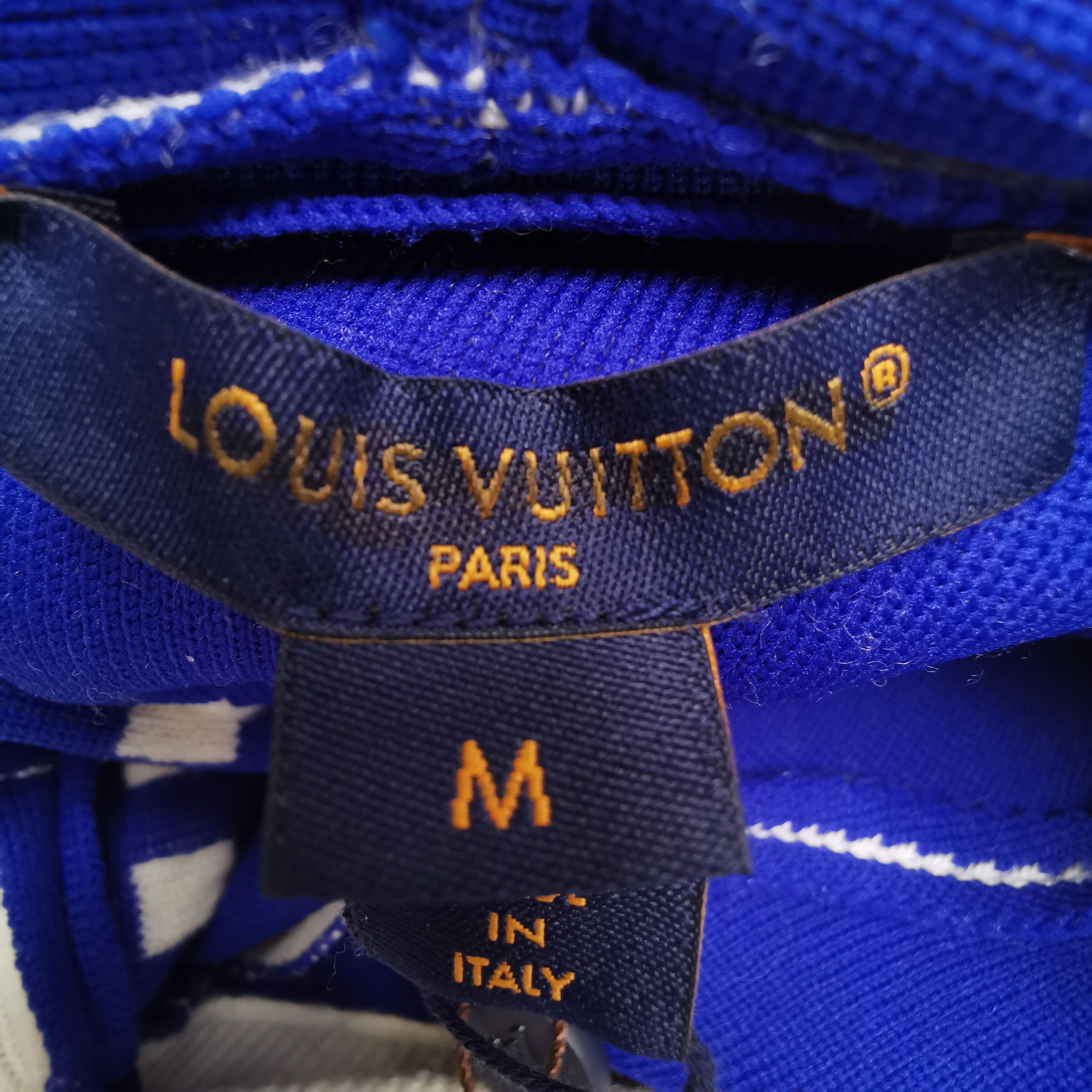 Louis Vuitton Colorful Logo Knit Hooded Pullover Size US M / EU 48-50 / 2 - 4 Thumbnail