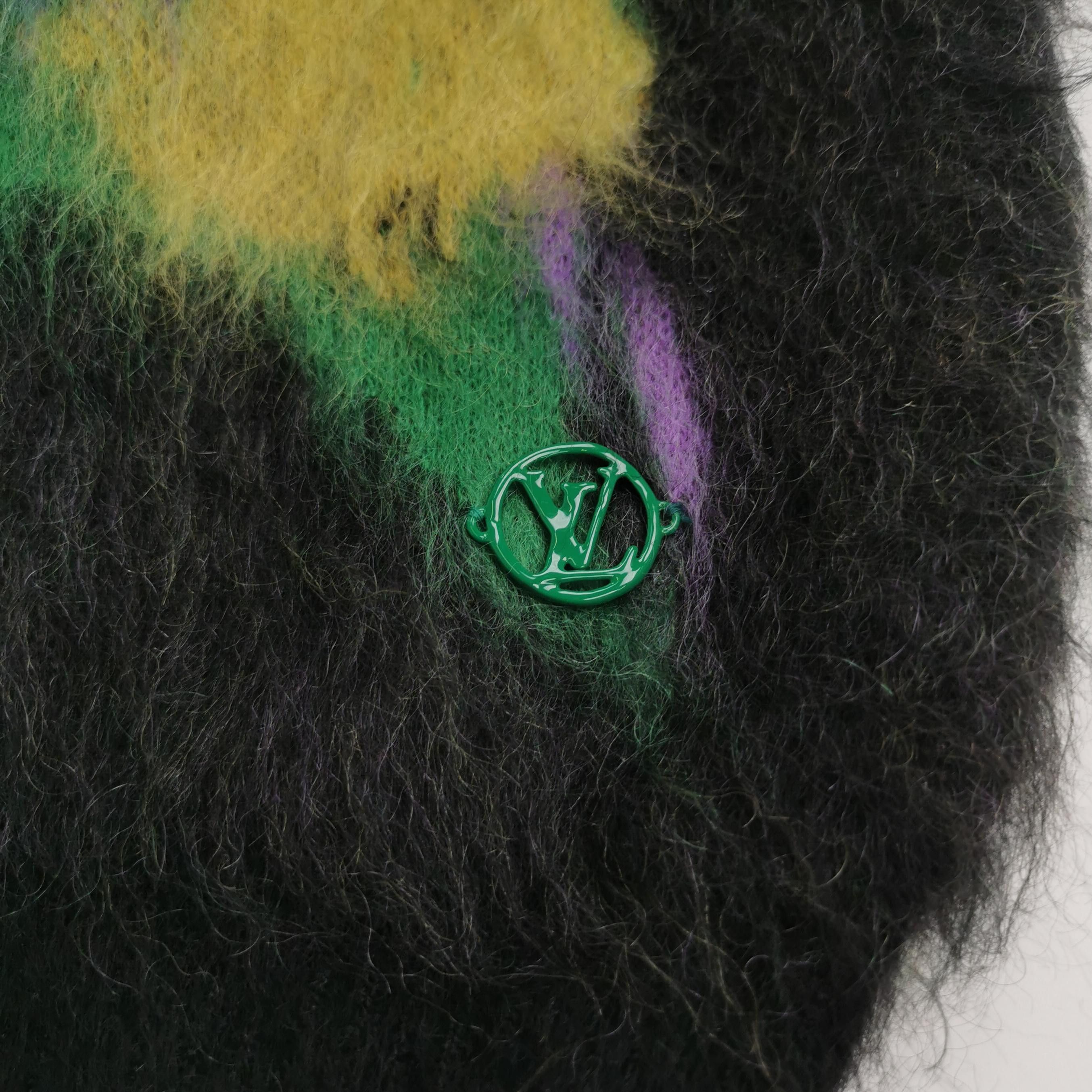 Louis Vuitton Colorful Mohair Blend Crew Neck Vest Size US S / EU 44-46 / 1 - 3 Thumbnail