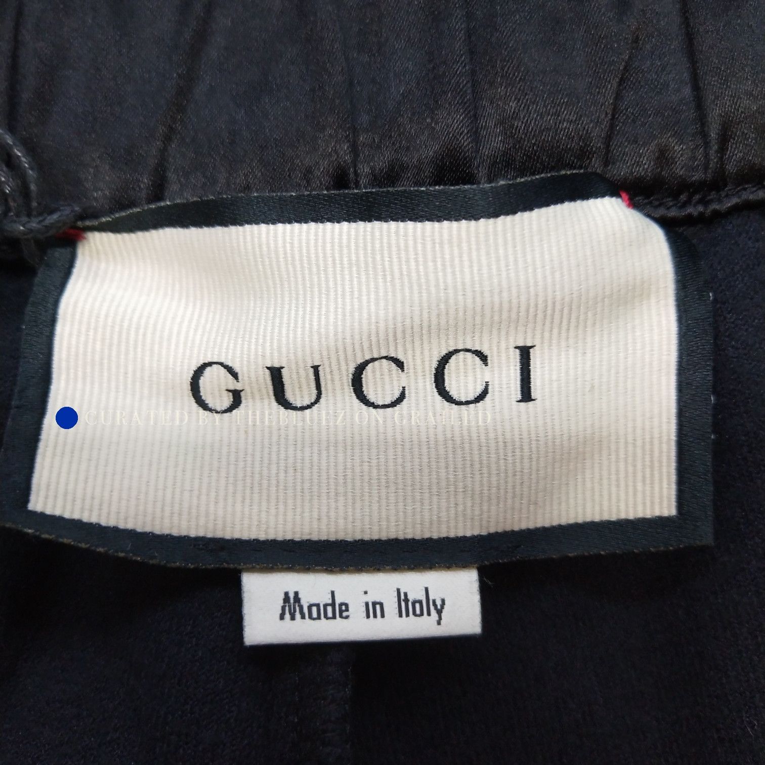 Gucci Black Velvet Logo Embroidered Shorts Size US 36 / EU 52 - 7 Thumbnail