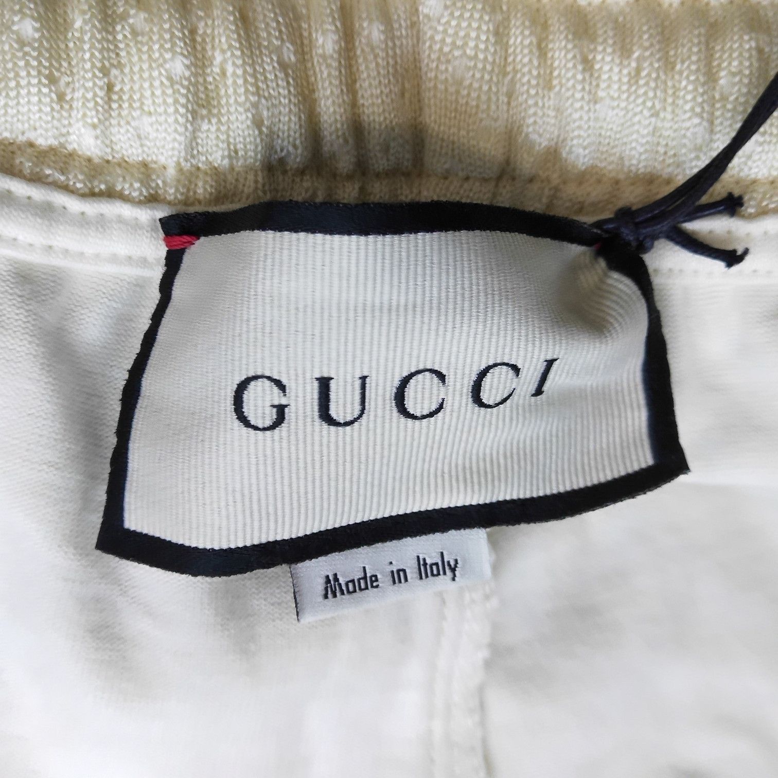 Gucci Beige Stripe Mesh Joggers in Size 32 Size US 32 / EU 48 - 5 Thumbnail