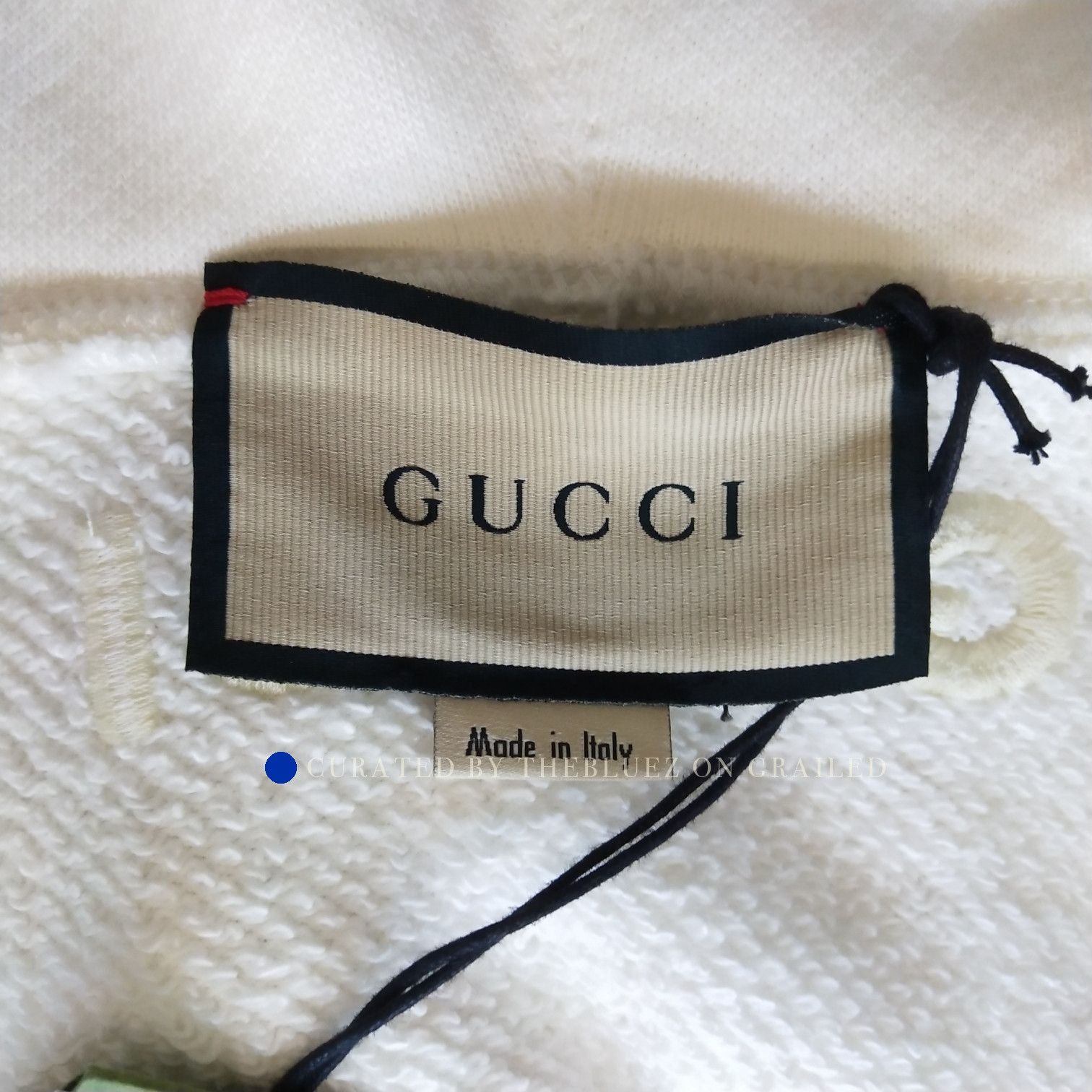 Gucci Floral Print Logo Hoodie in White Size US S / EU 44-46 / 1 - 6 Thumbnail
