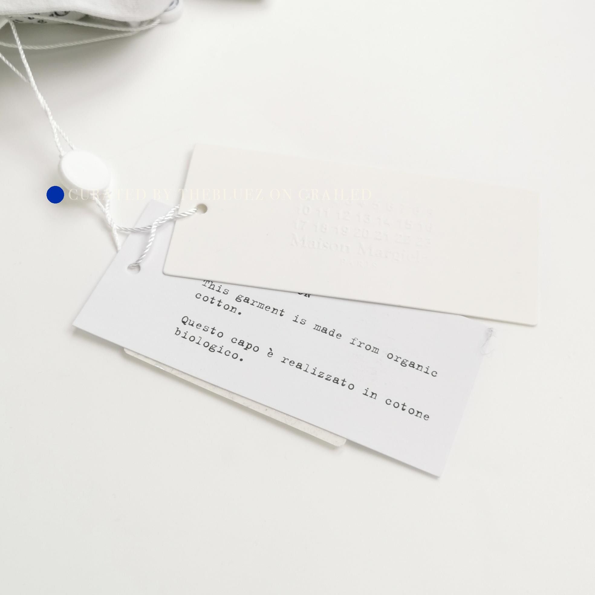 Maison Margiela Minimalist Organic Cotton Tee in White Size US XS / EU 42 / 0 - 4 Thumbnail