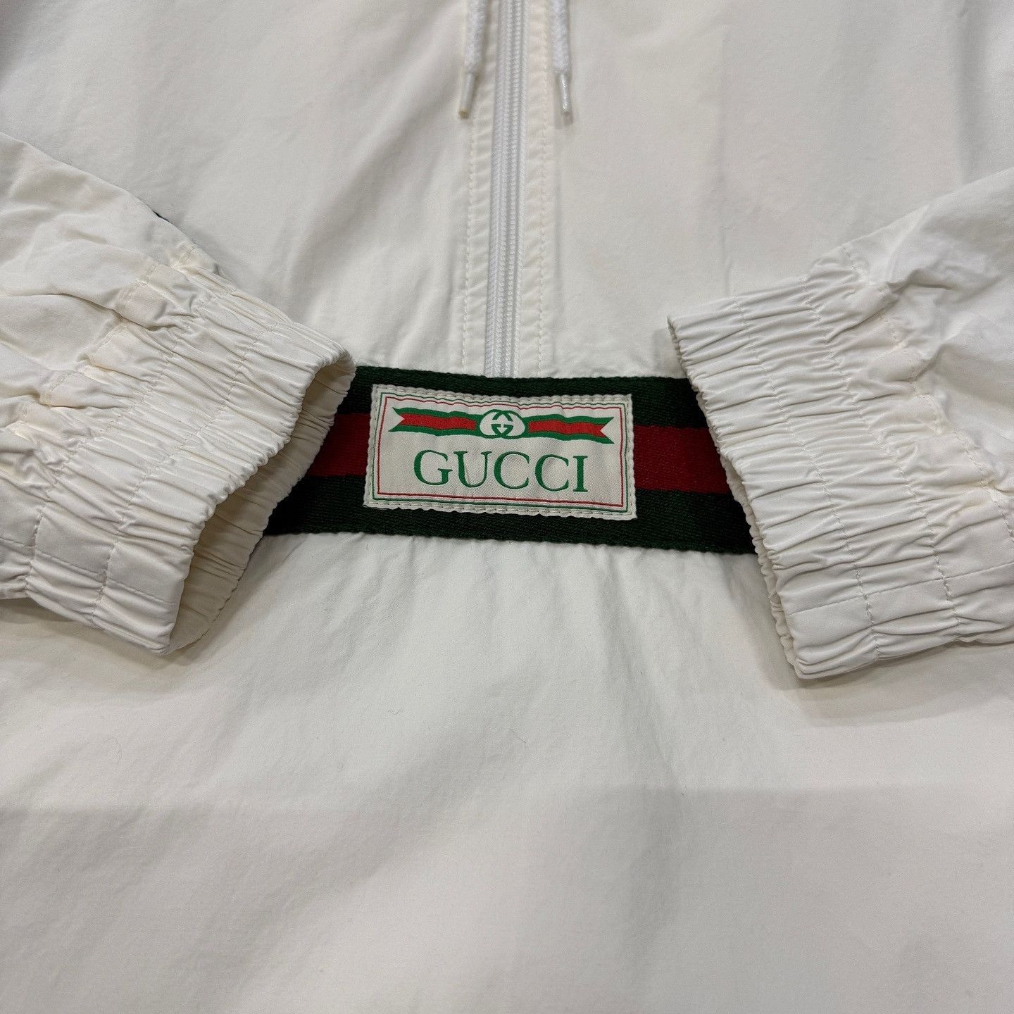 Gucci Web Stripe Half Zip Windbreaker Size US M / EU 48-50 / 2 - 5 Thumbnail