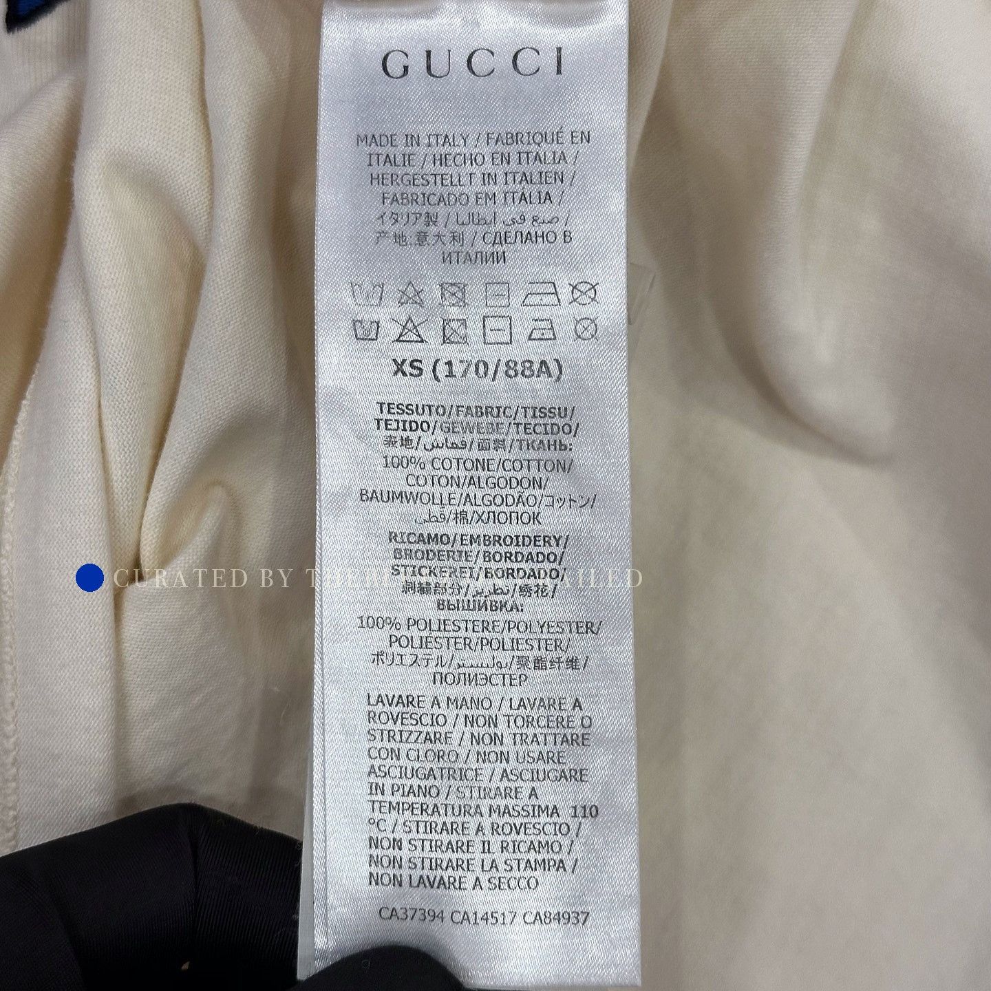 Gucci Band Logo Graphic T-Shirt in White Size US XS / EU 42 / 0 - 4 Thumbnail