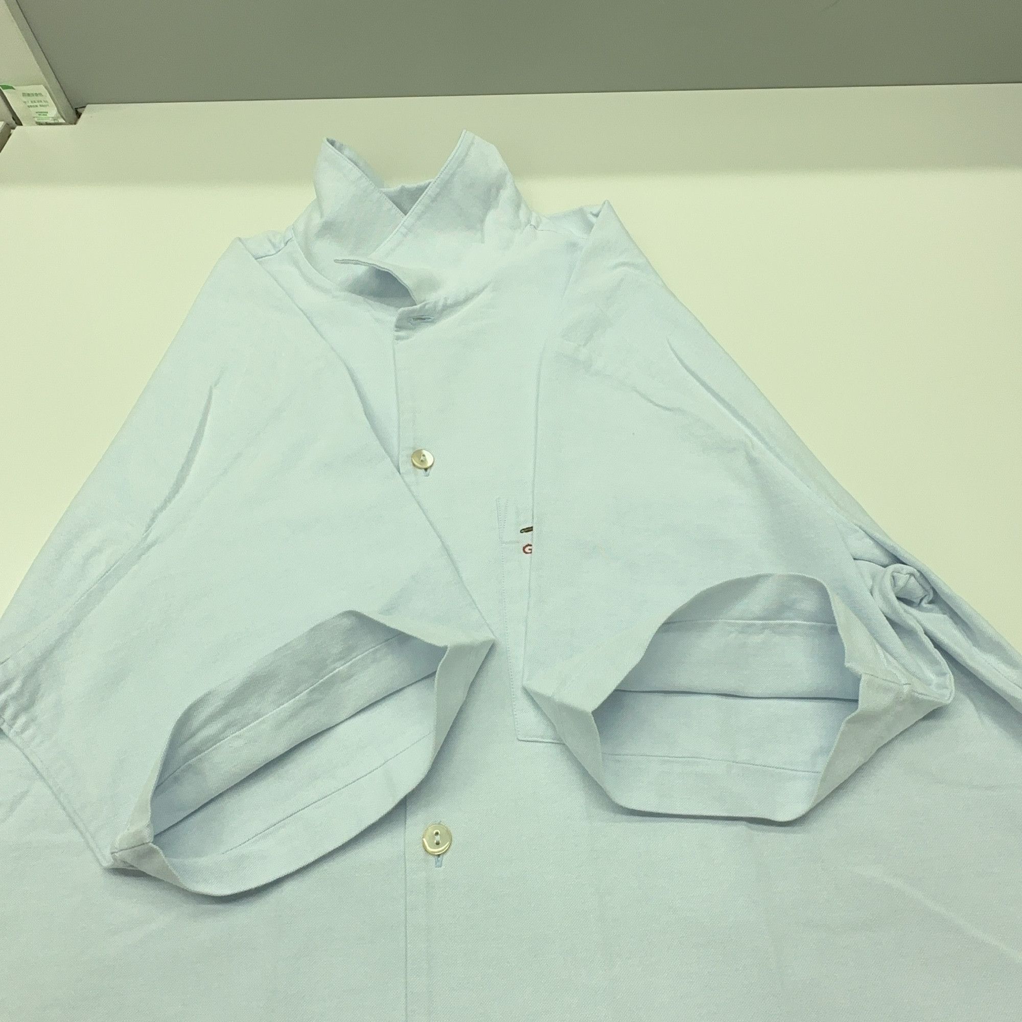 Gucci Blue Animal Embroidery Button-Up Shirt Size US M / EU 48-50 / 2 - 8 Thumbnail