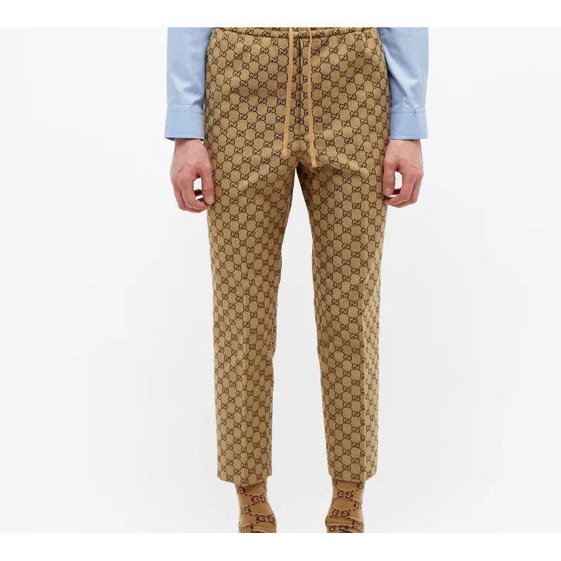Gucci Beige GG Canvas Casual Pants Size US 28 / EU 44 - 10 Thumbnail