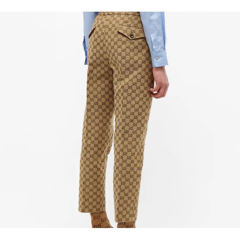 Gucci Beige GG Canvas Casual Pants Size US 28 / EU 44 - 12 Thumbnail