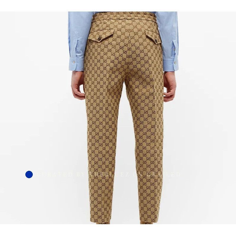 Gucci Beige GG Canvas Casual Pants Size US 28 / EU 44 - 11 Thumbnail