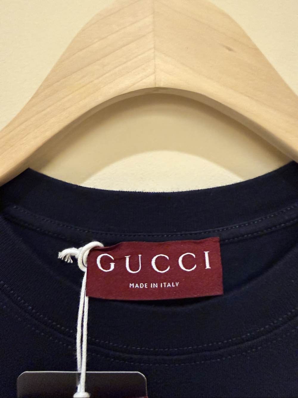Gucci Logo Print T-Shirt in Blue Size US S / EU 44-46 / 1 - 3 Thumbnail