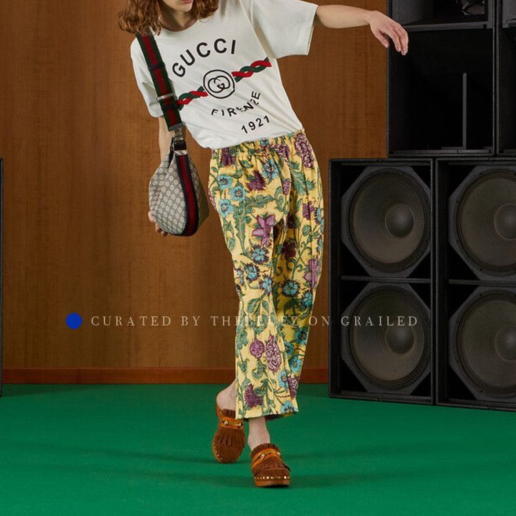 Gucci Firenze 1921 Graphic Tee in White Size US M / EU 48-50 / 2 - 6 Thumbnail