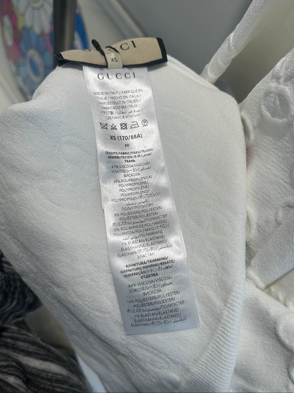 Gucci Classic GG Jacquard Polo in White Size US XS / EU 42 / 0 - 4 Thumbnail