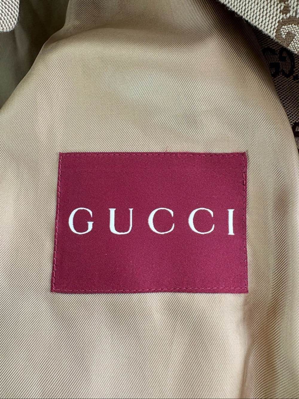 Gucci GG Monogram Bomber Jacket in Beige Size US M / EU 48-50 / 2 - 3 Thumbnail