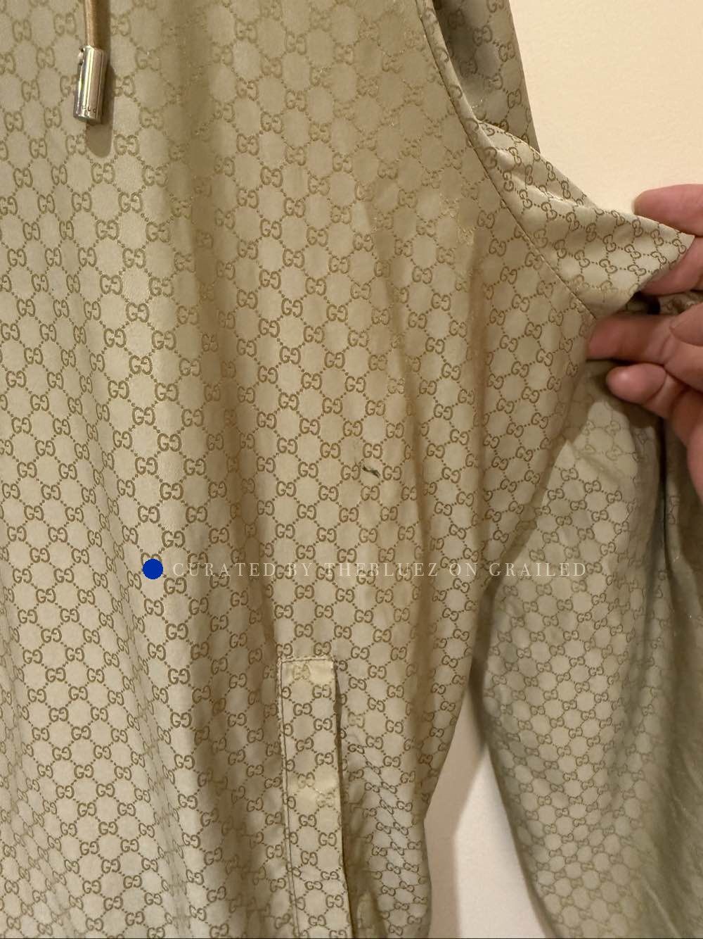 Gucci Monogram Hooded Jacket in Beige Size US M / EU 48-50 / 2 - 6 Thumbnail