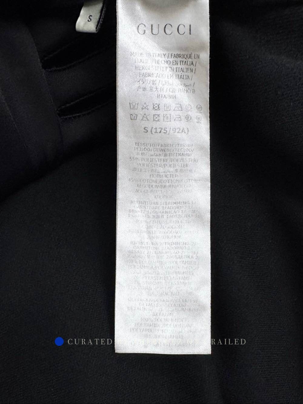 Gucci Logo Tape Track Jacket in Black Size US S / EU 44-46 / 1 - 4 Thumbnail