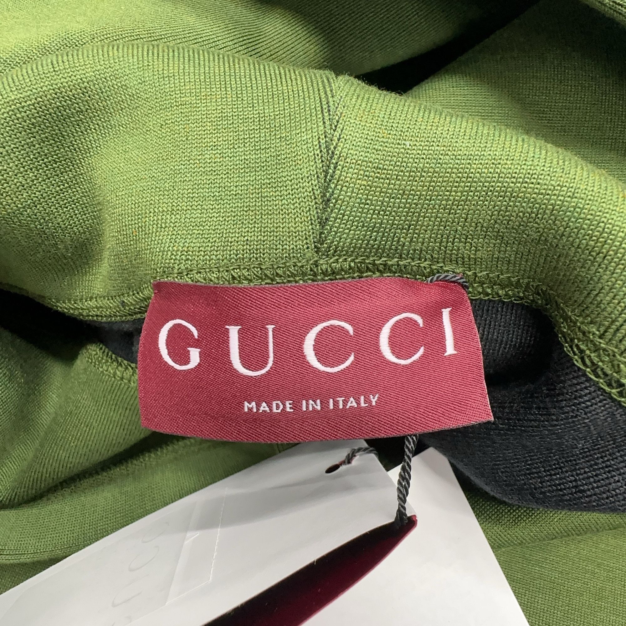 Gucci Logo Embroidered Green Hoodie Size US S / EU 44-46 / 1 - 3 Thumbnail
