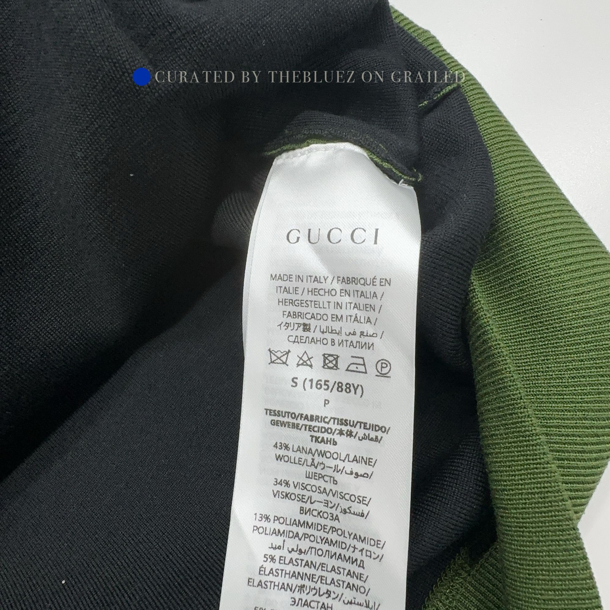 Gucci Logo Embroidered Green Hoodie Size US S / EU 44-46 / 1 - 5 Thumbnail