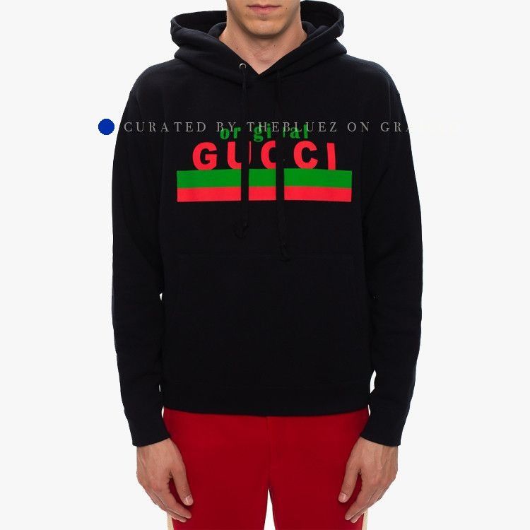 Gucci Classic Logo Black Hoodie Size M Size US M / EU 48-50 / 2 - 6 Thumbnail