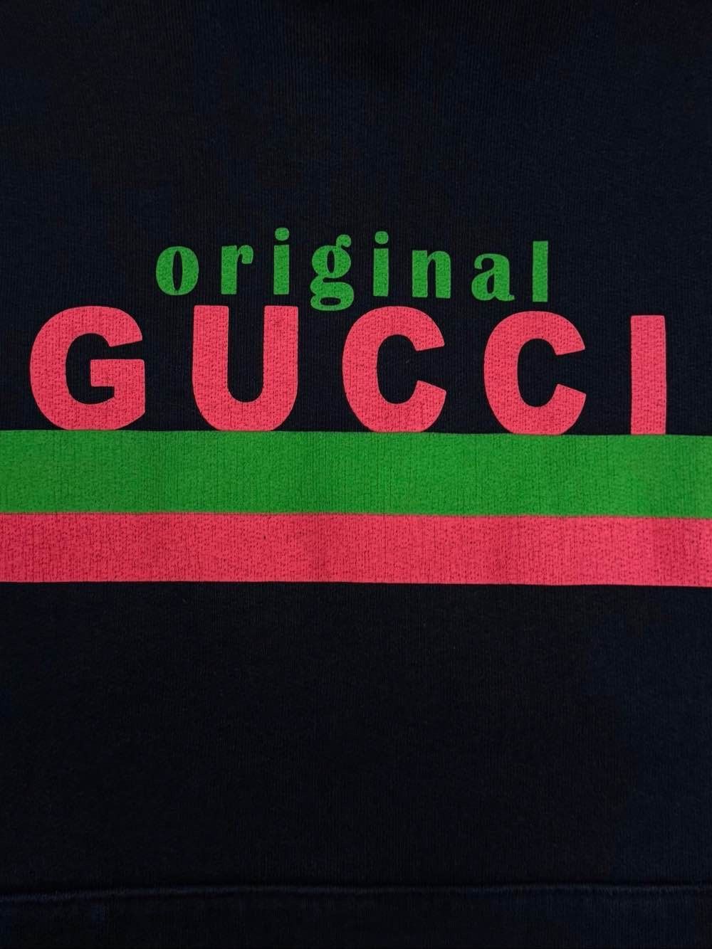 Gucci Classic Logo Black Hoodie Size M Size US M / EU 48-50 / 2 - 5 Thumbnail