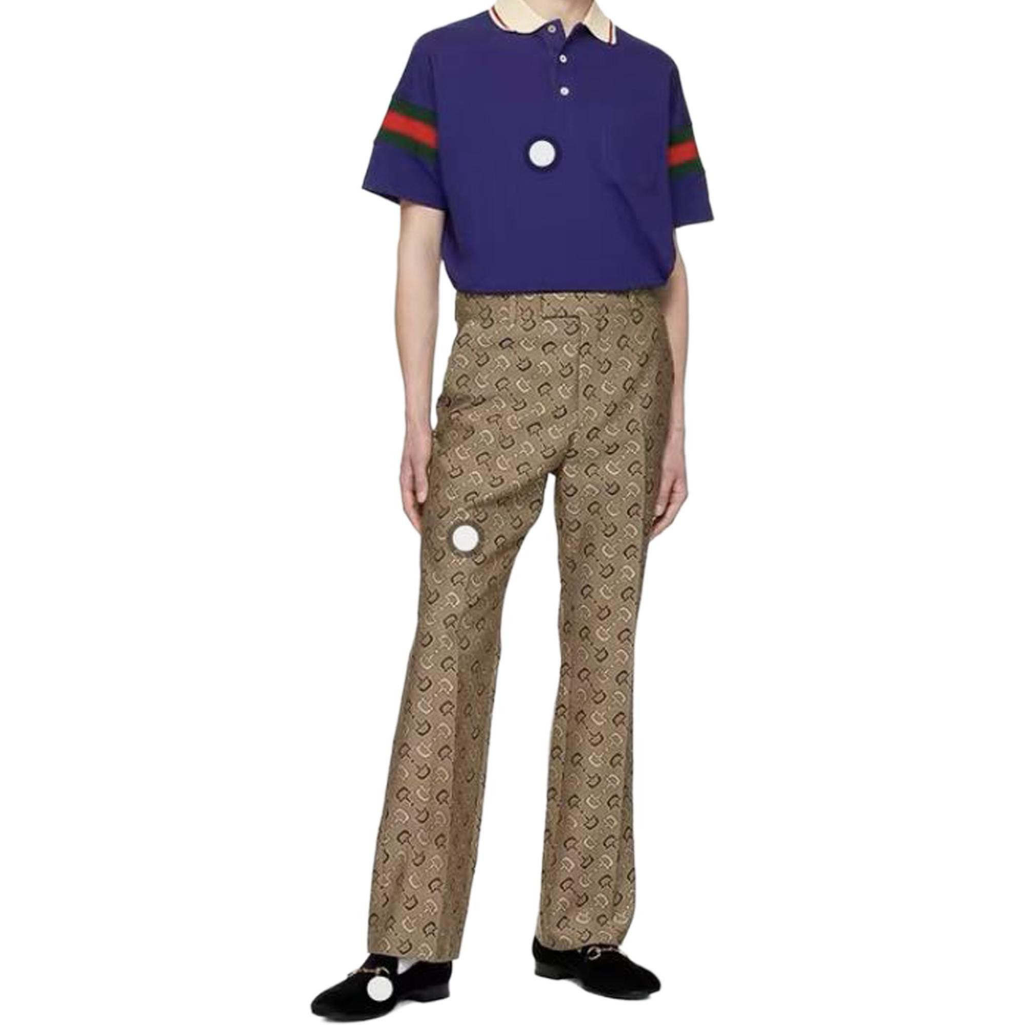 Gucci Stylish Long Sleeve Polo with Web Stripe Size US XS / EU 42 / 0 - 10 Thumbnail
