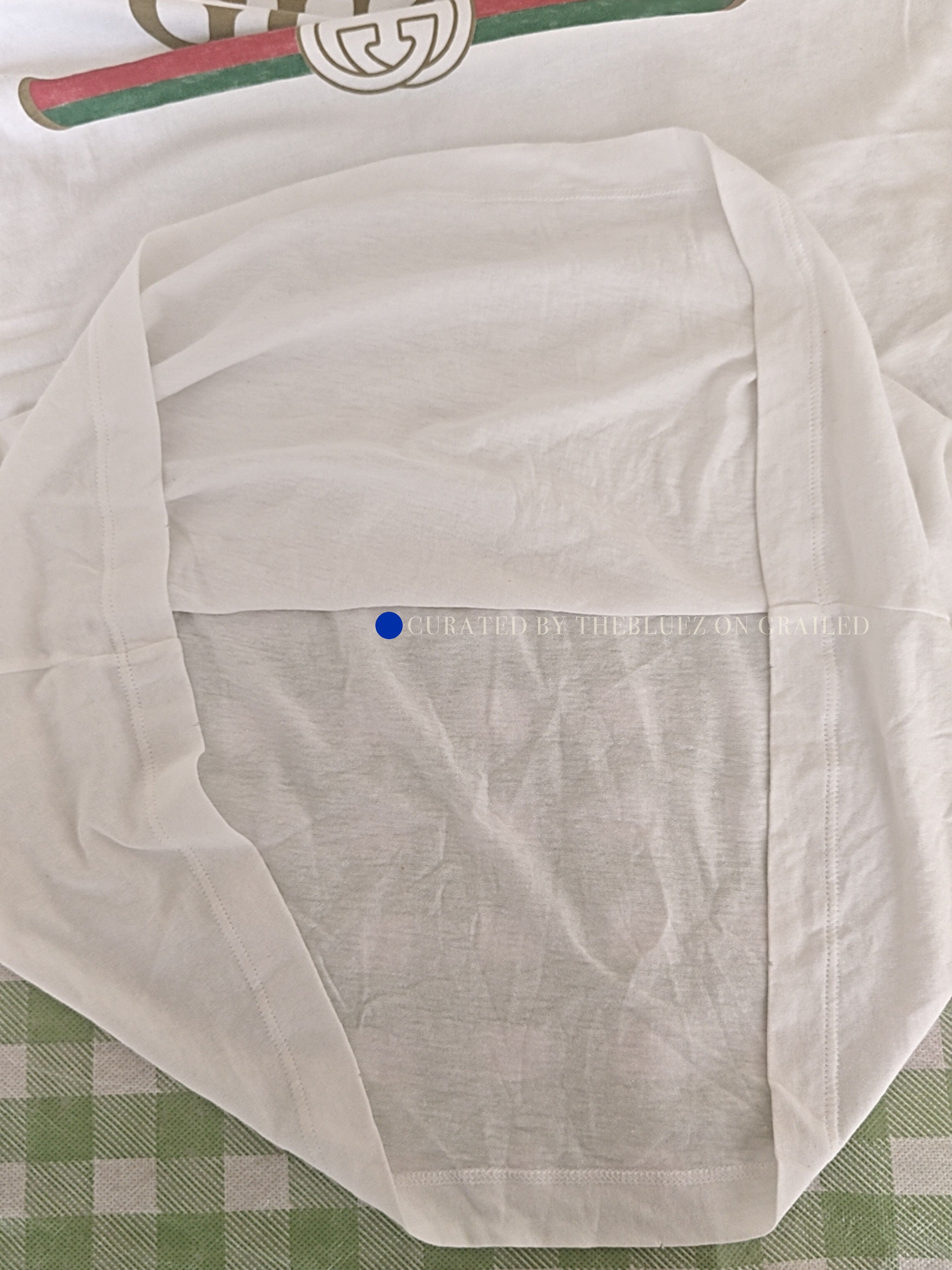 Gucci Logo Web Stripe T-Shirt in White Size US XL / EU 56 / 4 - 6 Thumbnail