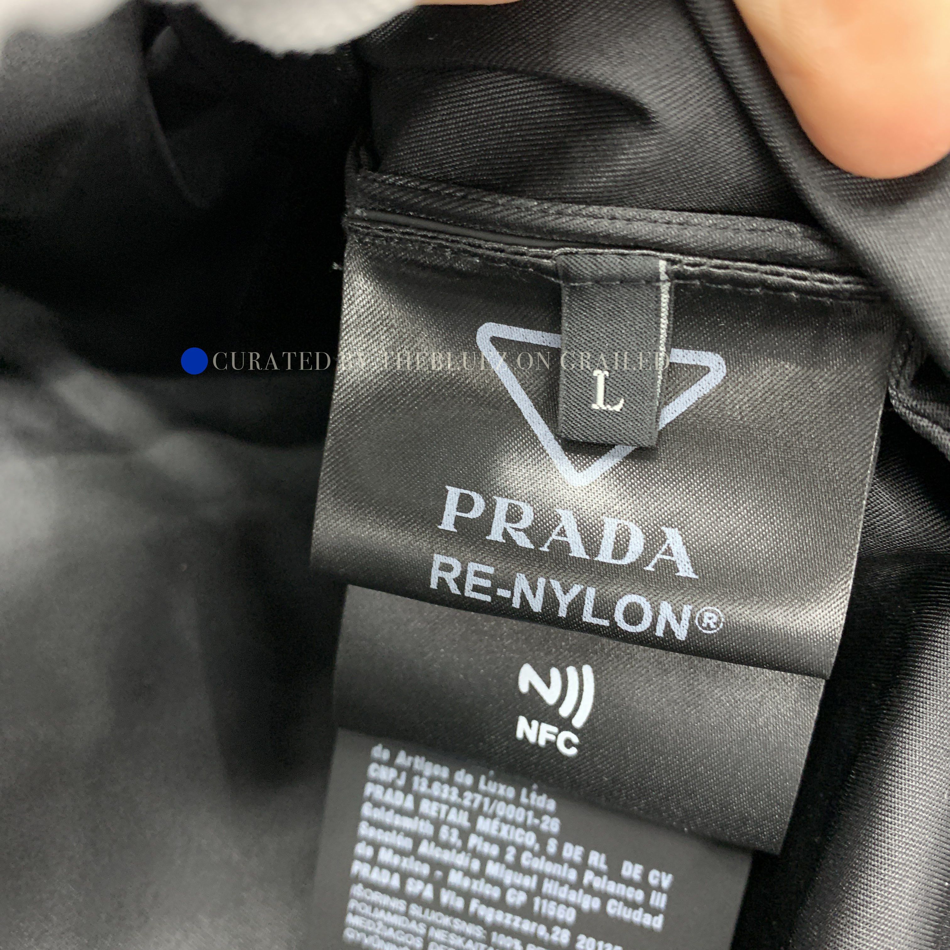 Prada Black Re-Nylon Pocket Button Up Shirt Size US L / EU 52-54 / 3 - 5 Thumbnail