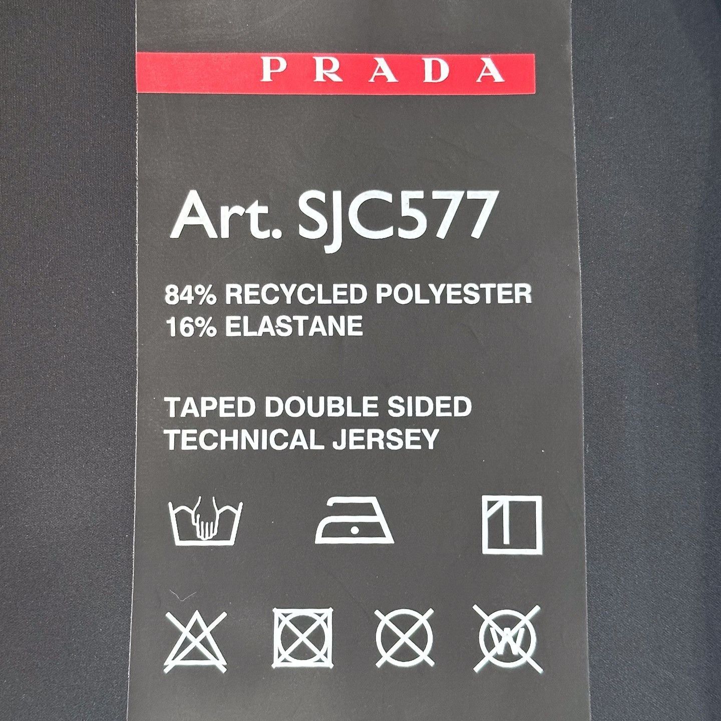 Prada Lightweight Black Logo Jersey Jacket Size US L / EU 52-54 / 3 - 3 Thumbnail