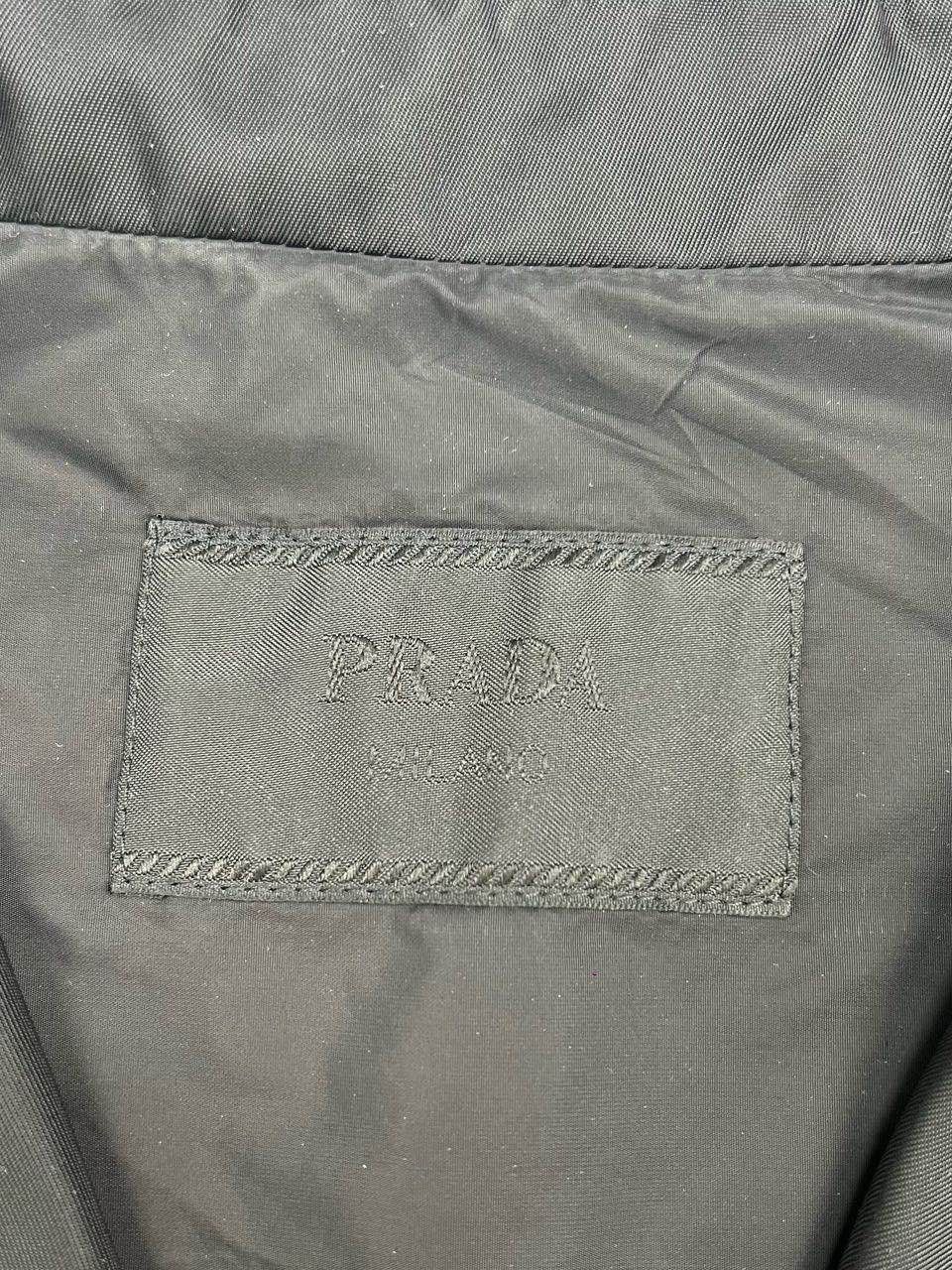 Prada Re-Nylon Logo Shirt in Black Size US M / EU 48-50 / 2 - 3 Thumbnail
