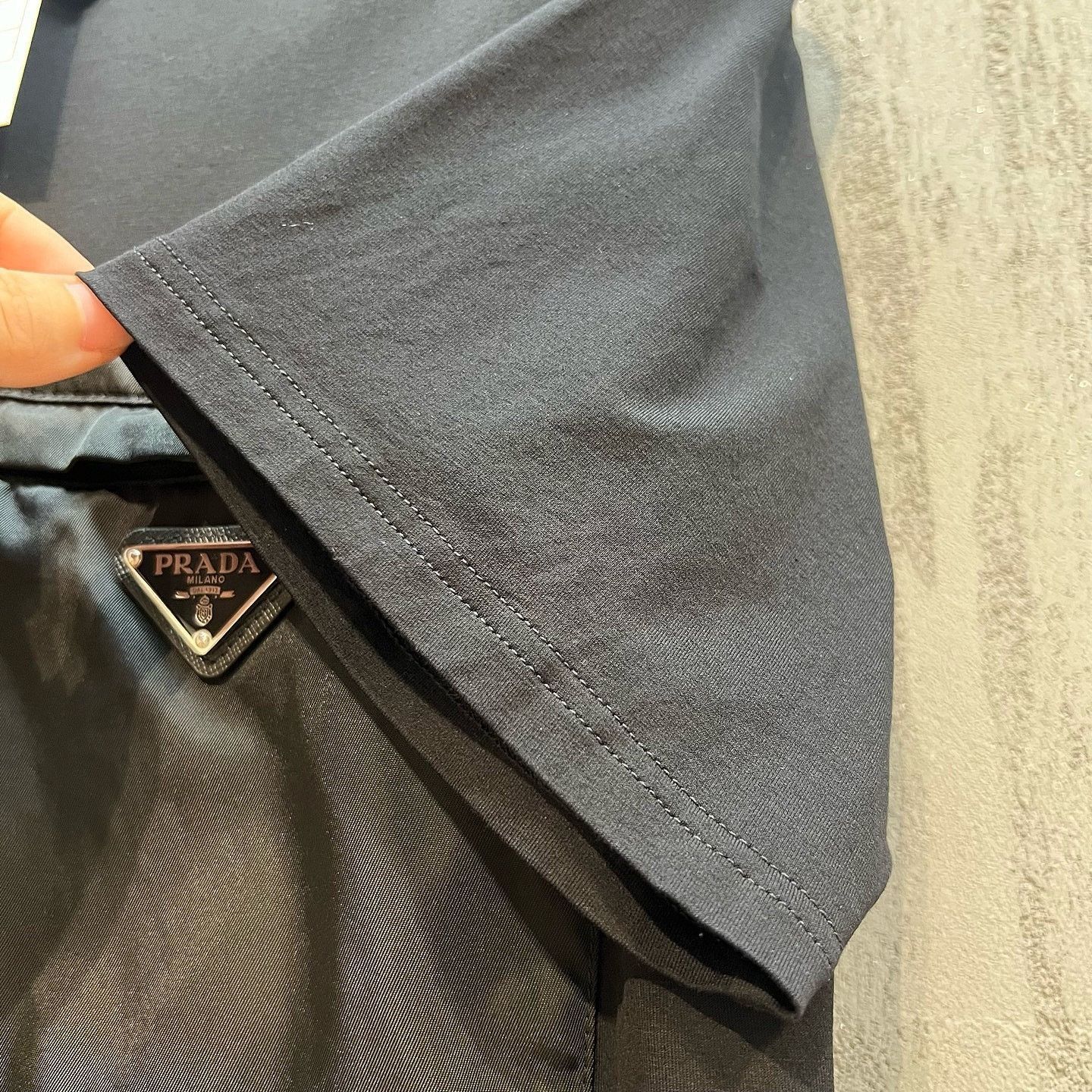 Prada Classic Black Polo With Chest Pocket Size US L / EU 52-54 / 3 - 8 Thumbnail