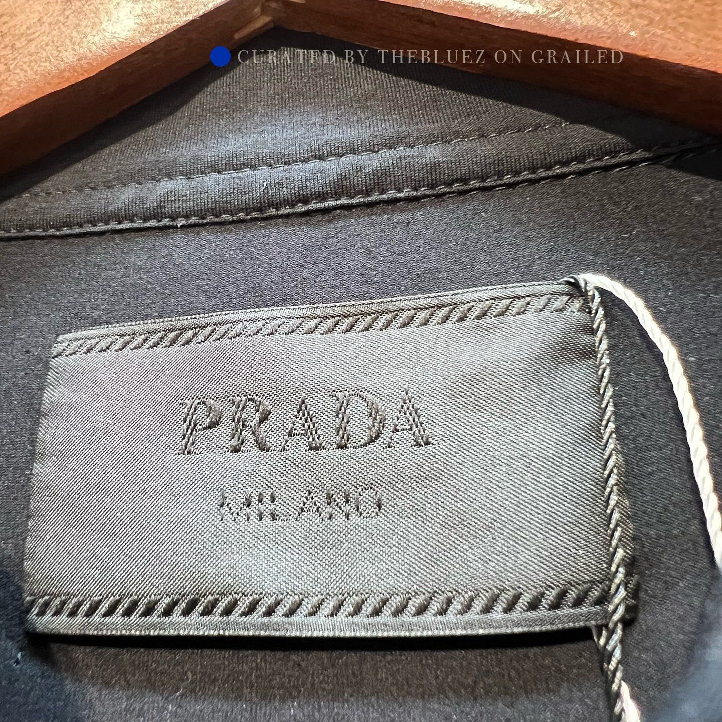 Prada Classic Black Polo With Chest Pocket Size US L / EU 52-54 / 3 - 3 Thumbnail