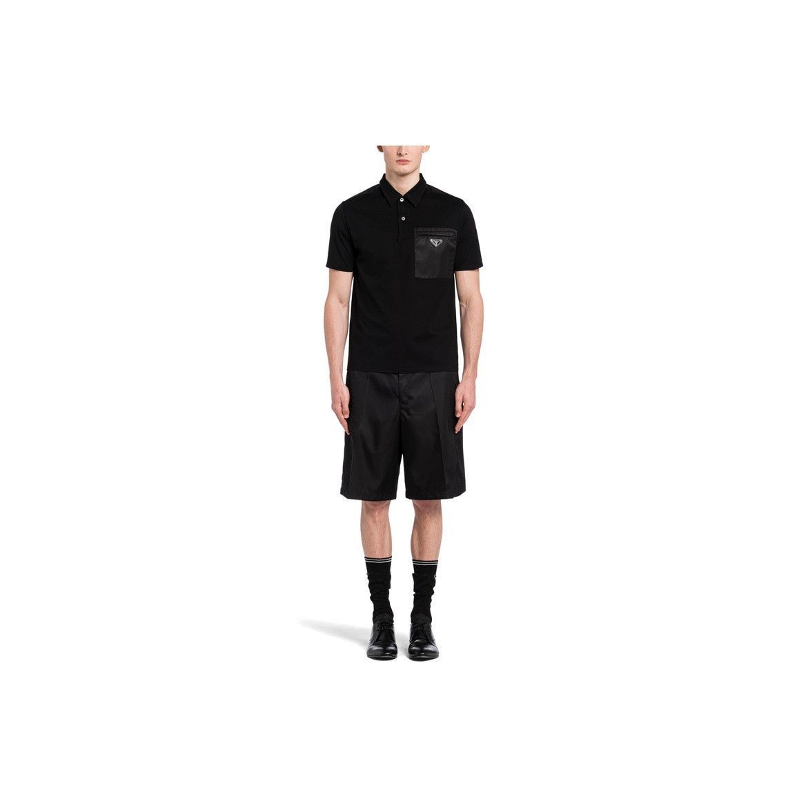 Prada Classic Black Polo With Chest Pocket Size US L / EU 52-54 / 3 - 10 Thumbnail