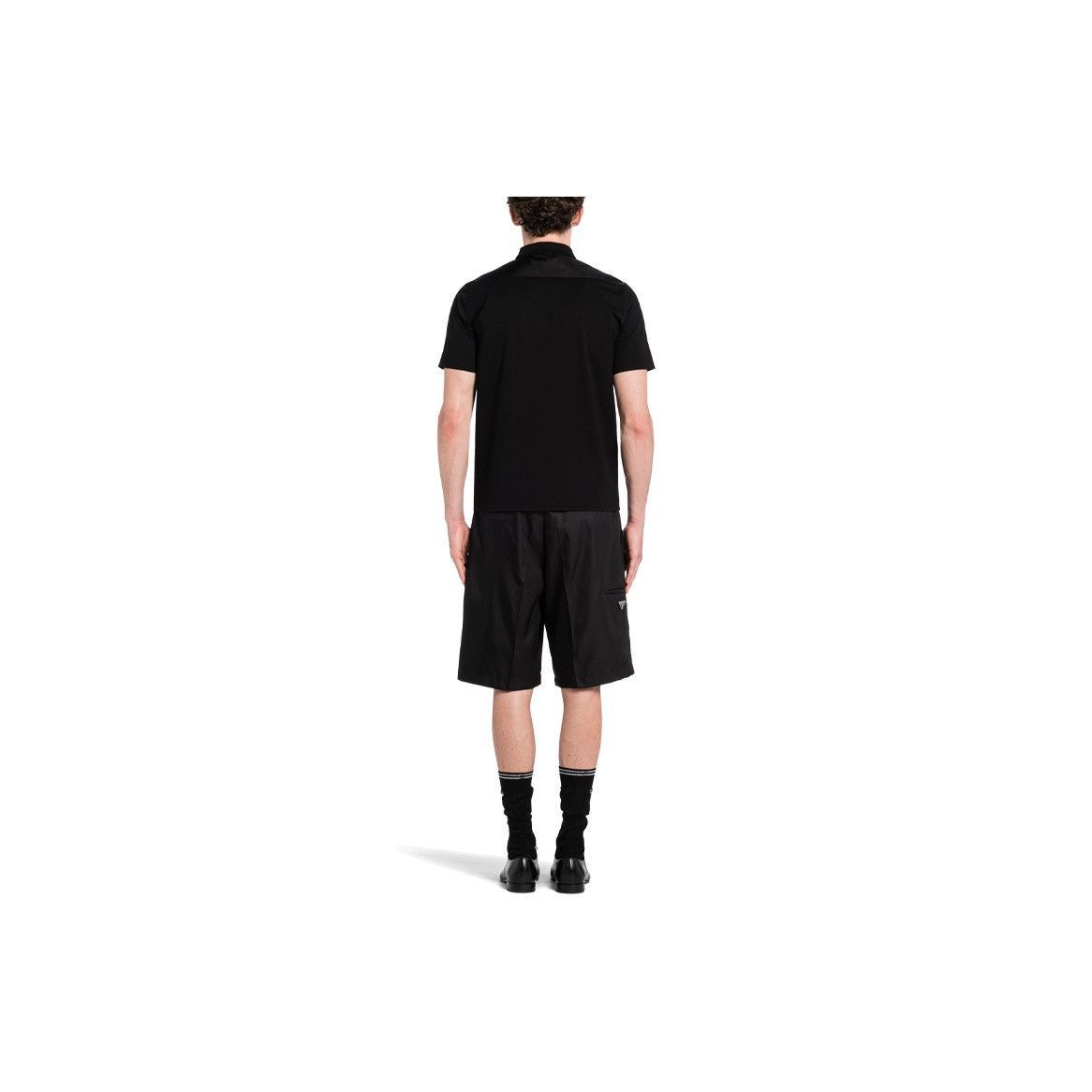 Prada Classic Black Polo With Chest Pocket Size US L / EU 52-54 / 3 - 11 Thumbnail
