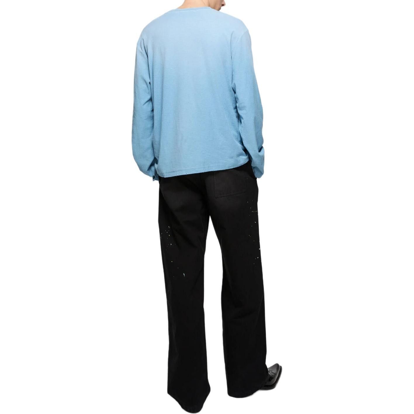 Acne Studios Vintage Logo Long Sleeve Tee in Blue Size US L / EU 52-54 / 3 - 10 Thumbnail
