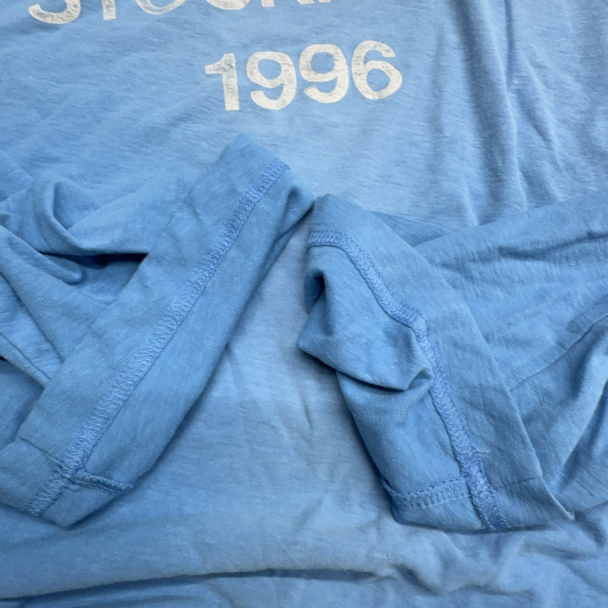 Acne Studios Vintage Logo Long Sleeve Tee in Blue Size US L / EU 52-54 / 3 - 8 Thumbnail