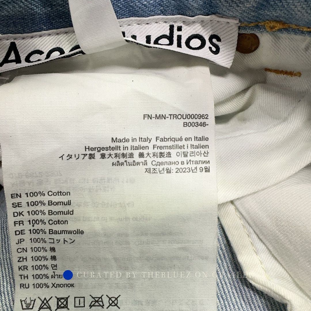 Acne Studios Metallic Coated Jeans in Silver Size US 28 / EU 44 - 4 Thumbnail