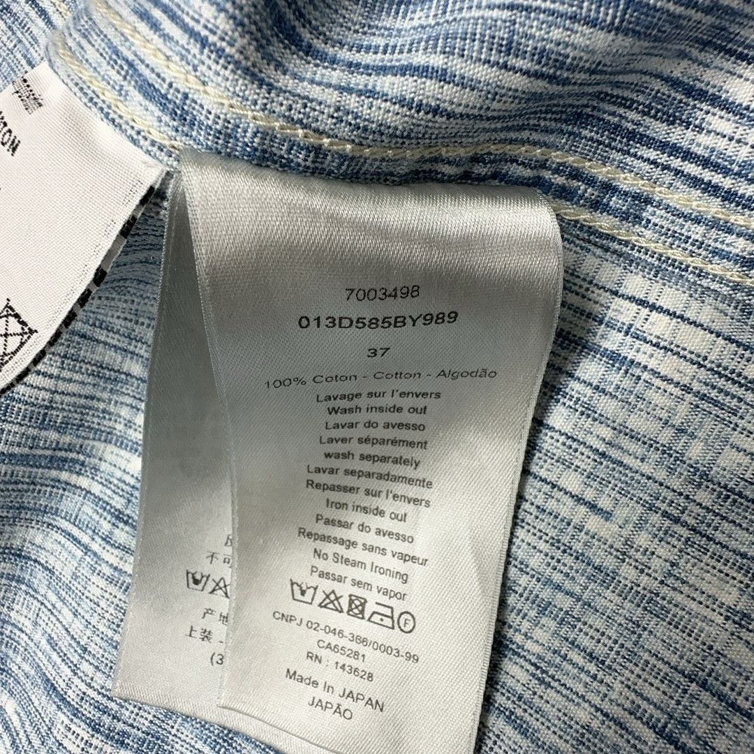Dior Blue Long Sleeve Shirt in Size S Size US S / EU 44-46 / 1 - 4 Thumbnail